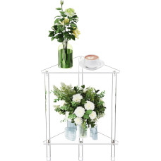 Bkemiy läbipaistev akrüül kolmnurkne küljelaud väikese ruumi jaoks, 11.8 