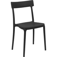 Polüpropüleenist 4 tooli Argo komplekt - saadaval 7 värvitoonis (matt must)