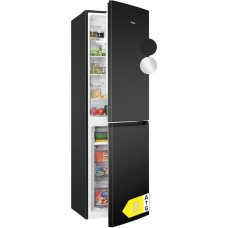Bomann Fridge with Freezer | Energy Class D | 181 cm | No Frost | Quiet 39 dB | Cool Freezer Combination No-Frost | 4 Shelves & 3 Drawers | 247 L Fridge Freezer Combination | KG 7360 Black
