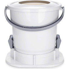 YXCKG Manual Laundry Spinner, Spin Dryer, Camping Washing Machine For Clothes, Space Saving, Drying Machine Hand Operated For Camping Home Clothing (Color : White)