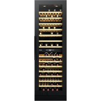 Amica WK 348 100 S Wine Fridge / Wine Temperature Cabinet / Black / Freestanding (Can Be Under-Assembled) / Max. 117 Bordeaux Bottles / VinoOptima System™
