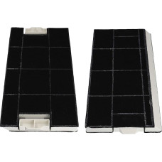 2 x aktiivsöefilter, mis ühildub Neff Z5144X1 00434229 400 x 195 mm pliidile mõeldud pliidipesaga