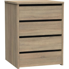 Muebles Pitarch sahtlikapp 4 sahtlit Kambriumi tammepuust 63,5 x 46 x 45 cm (kõrgus x laius x sügavus), Tibet Collection