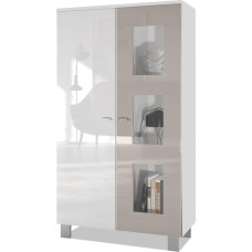 Denjo vitriinkapp valge