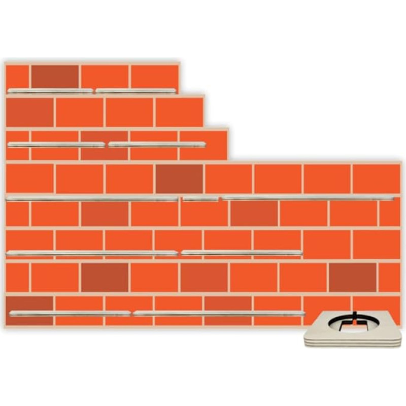 Farbklecks-kollektsiooni seinamuusikakasti riiul - sobib Tonieboxile - riiul, kus on ruumi 55-60 figuurile