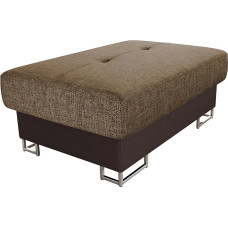 Mirjan24 Cotere Ottomani, kaasaegne Ottomani, pouf, jalatugi, värvivalik (Soft 066 + Lux 03)