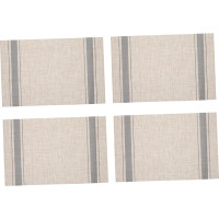 TOBBOMEY 4 Stück Praktische PVC Platzsets Abwaschbare Tischuntersetzer Hitzeschutz und Kratzfest Dekorative Tischkissen für Küche Esszimmer und Haushalt Schützend und Pflegeleicht