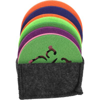 Mobestech Filz Tischset Hitzebeständig Weich Robust Platzdeckchen mit Sauberen Kanten und Langlebigem Design als Hitzeschutz und Dekoration für Esstisch und Holzoberflächen