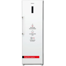 Corbero CCLH18524NFW | 1 uksega külmik | 359 L | No Frost | LED valgus | 2 krispers XXL | Fresh Box | 4 veiniriiuli | Easy Open käepide | 40 dB | Roostevaba teras | Roostevaba teras