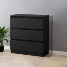 NRG Must 3 sahtliga kapp 70 x 40 x 77cm