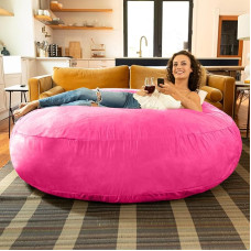 Jaxx Cocoon Large Adult Microsuede Fuchsia Bean Bag