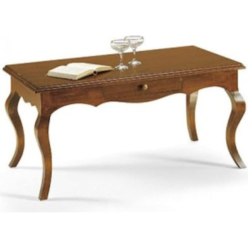 Mar.c.a. Design - Telefonimööbel, Francesino Sideboard, väike, Papplipuu, tume pähkelpuu Elegantne, Arte Povera Mööbel Made in Italy - Mõõtmed 34 x 31 x 72 cm