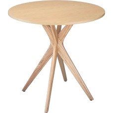 RAGABA Jubi ümmargune puidust söögilaud 60 cm saarekivi