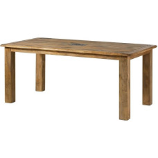 Railway Mango söögilaud, suurused, naturaalne lakk, suurus: 140 x 90 cm