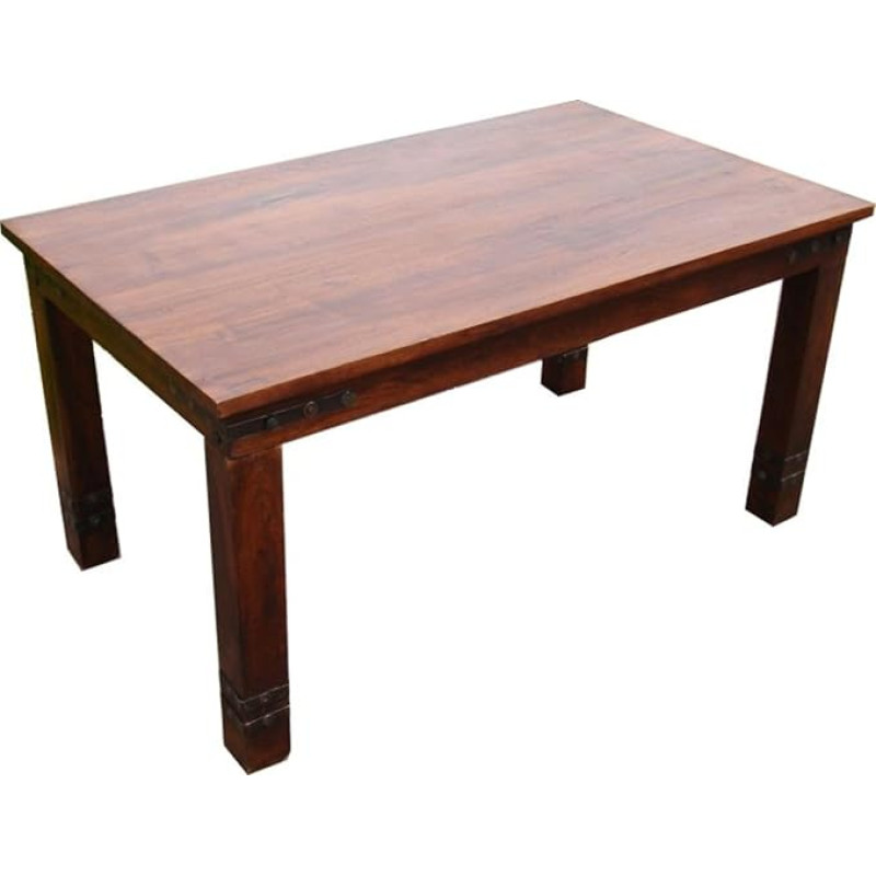 GURU SHOP Colonial Style söögilaud R509 Dark koos furnituuriga - mudel 4, pruun, pikkus 160 cm, söögilauad ja köögilauad