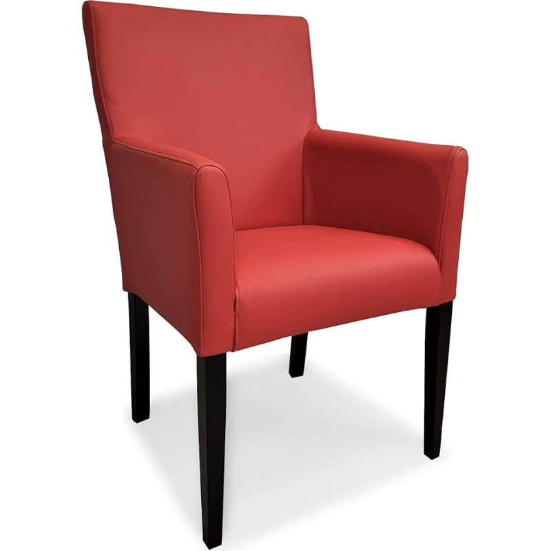 Punane nahast tool, pärisnahast söögitoa toolid, rist, tugitool, ekstra punane nahk, hülgekivist toolid, nahast toolid koos käetoega, pärisnahast söögitoa tool