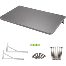 Moderner Klapptisch zur Wandmontage, Wandmontage, vielseitig einsetzbar für Küchen, Waschküchen, Hausbars und Restaurants (schwarz, 60 x 40 cm)