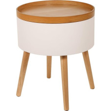 CMP Mesa Auxiliar Almacenaje White