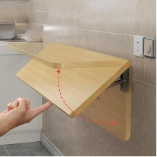 Verstellbarer, klappbarer Wandtisch - robuster, platzsparender Schreibtisch mit integriertem Regal für Zuhause, Büro, Arbeitszimmer, Fernseher und Bank (30 cm x 40 cm)