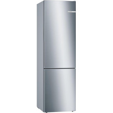 Bosch Series 6 Fridge Freezer, KGE39AICA, LowFrost, BigBox for Frozen Goods, Longer Freshness with VitaFresh, Quiet Operation with 38 dB, LED Lighting, Anti-Fingerprint, 201 x 60 cm, 249 Litre Fridge