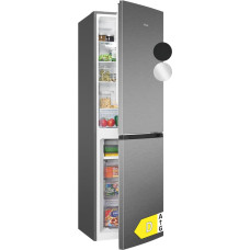 Bomann Fridge with Freezer | Energy Class D | 181 cm | No Frost | Quiet 39 dB | Cool Freezer Combination No-Frost | 4 Shelves & 3 Drawers | 247 L Fridge Freezer Combination | KG 7360 inox