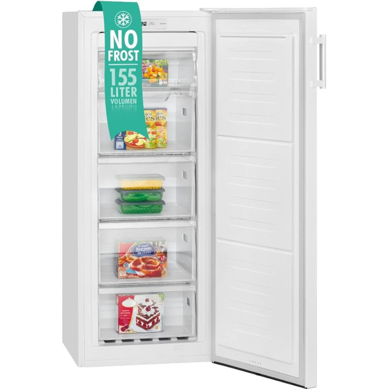 Bomann® Freezer Nofrost Freestanding Freezer 155 Litres Net Capacity | No Frost - Never Defrost Again - Quick Freezing Function and MultiAirflow System | Door Hinge Changeable | GS 7325.1