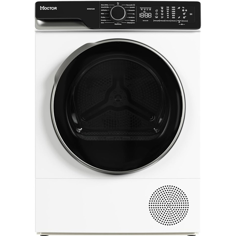MOCTOR DH9007A3W Heat Pump Dryer 7 kg 15 Programmes Two Way Spin Start Time Selection LED Display