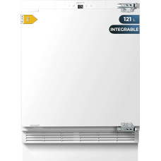 Cecotec Mini-Kühlschrank, 121 l, Bolero CoolMarket TT BI 121 White E, Höhe 81,8 cm und 59,5 cm Breite, Gefrierschrank, Fast Freezing, Wendetür, einstellbare Temperatur, Weiß