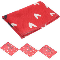 Zerodeko komplekt 4 lääne lauanõude, kuuma lauanõude vaip, rustikaalne lauanõude, südame lauanõude, õhtusöögi lauanõude sõbrapäevaks, söögilaud, kaunistustarned, lina, lina