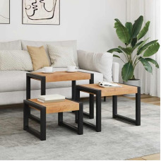 GCHDHAPB Lauad, aksessuaarlauad, lõpplauad, pesaplaadid, 3-osaline komplekt, täispuidust laudad