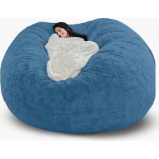 AXFALO Bean Bag katab ilma täidiseta pestav täidetud loomade ladustamise Bean Bag Cover asendamine täidetav mäluvaht