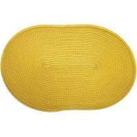 kesurpae Wasserdichtes Tischset für den Esstisch, passende Maße für alle Tische, wasserdichtes Set, Tischset, Schüssel, Geschirrunterlage, Gelb