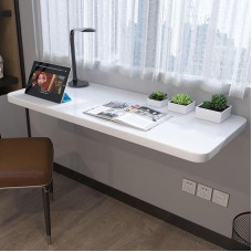 Wandmontierter Klapptisch, zusammenklappbarer Computertisch, zusammenklappbarer Küchen-Frühstücksbartisch, Wandbehang, Werkbank für kleine Räume, Heimbüro (suurus (L x B x H): 80 x 30 cm).