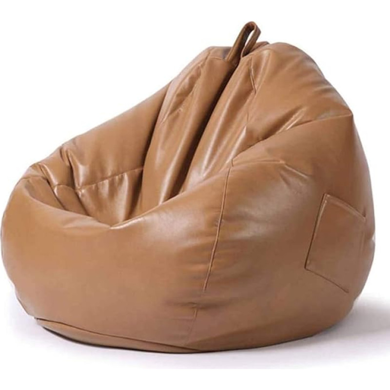 LDIW Classic Beanbag Naturaalne nahk elutuppa, magamistuppa, aeda (ilma täidiseta) Bean Bag laste pehmed loomad ladustamise Bean Bag 70 x 80 cm