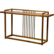 ruyi-1986 Konsolentisch Konsolentisch aus Holz, 59 Zoll, rustikaler Eingangstisch, schmaler und langer Sofatisch für Wohnzimmer, Flur, hinter dem Sofa Konsole Eingang (Bruin)