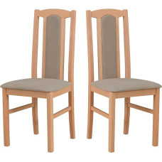 Puidust söögitoa toolid, 120 kg, täispuidust pöögitoolid, söögitoa toolid, 2 tooli, puidust toolid, söögitoolid, köögitoolid, 2 tooli, komplektis