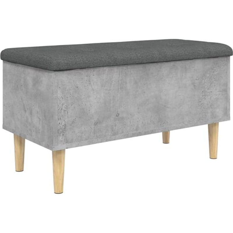 vidaXL panipaigaga pink betoonhall 82 x 42 x 46 cm puitmaterjalist 82 x 42 x 46 cm