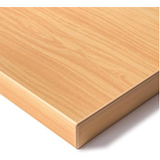 E.For.U® lauaplaat 160 x 80 cm, lauaplaat 25 mm tugev, valmistatud Euroopas, sobib ideaalselt reguleeritava kõrgusega laudadele, söögilauale (pöök).