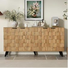 BNUZ kaasaegne 4 uksega riidekapp, 160,5 x 35,5 x 78 cm - praktiline disain elutuppa, söögituppa ja magamistuppa