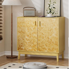 Sideboard Buffet kapp koos hoiuruumiga, Vintage Buffet kapp ustega ja reguleeritava riiuliga, puidust köögi küljepaneel, 80 x 38,1 x 77,5 cm (B x S x K x K)