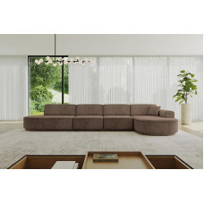 ALTDECOR MARI-L3-v3-402 x 165 x 81 cm L-kujuline pruun nurgadiivan