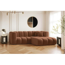 Kaiser Möbel - nurgadiivan - L-kujuline diivan - 227 x 179 x 70 cm - Suur diivan, lõõgastav diivan elutoas, nurgadiivan - HR vaht, laineline vedru istmes, 2 dekoratiivpatja - Grand - kangas Salvador