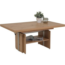 Jerome Monument tammepuust pikendatav ja reguleeritava kõrgusega kohvilaud 177 x 68 x 53 / 73 cm