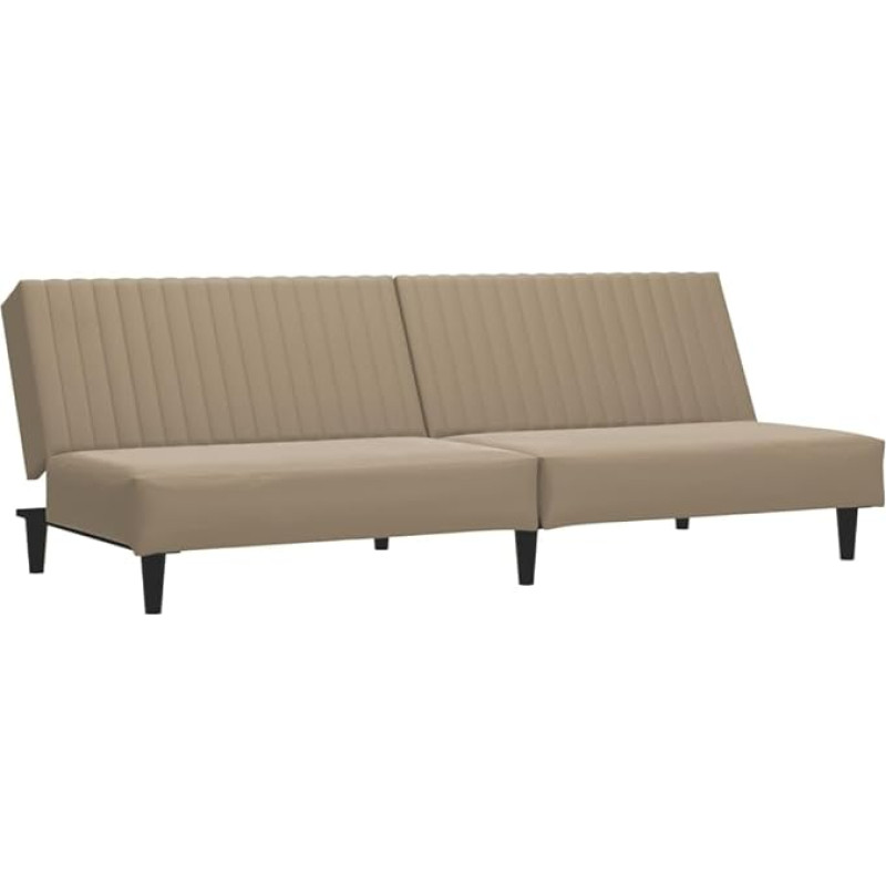 Chaise Longue elutoa diivan Suur diivan Camping diivan 2-kohaline Cappuccino pruun Faux nahk kontorisse hotellituppa Teismelise tuppa puhkeruumi
