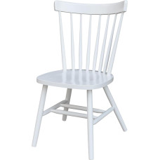 IC INTERNATIONAL CONCEPTS Copenhagen söögitooliga, valge, lihtsate jalgadega