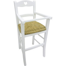 OKAFFAREFATTO MADDALONI Bimbo Lusso kõrge tool puidust valge