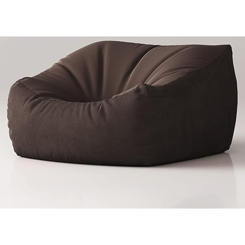 Freizeitsofa Stuhl Wohnzimmer Schlafzimmer Balkon Einleder 75x75cm Brown