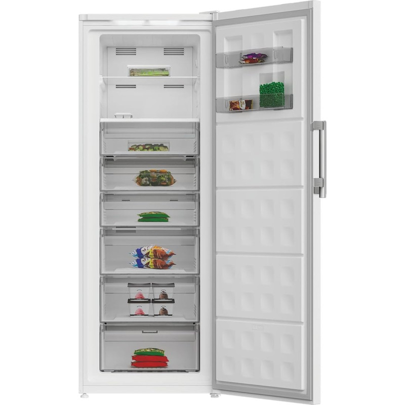 Bauknecht GKN NoFrost WC19170D Freezer / Net Capacity 404 Litres / 191 cm Height / HomeWhiz / Super Freezer Function / Soft Opening, White