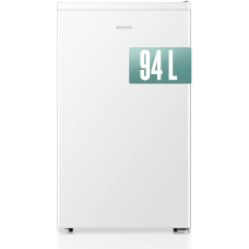 Heinrich´s Drinks Fridge 94L Small Compact Quiet: 36 dB Mini Bar, Table Fridge with 7 Temperature Levels, Mini Fridge Freestanding, Perfect for Office, Camping, Garden, Outdoor, White