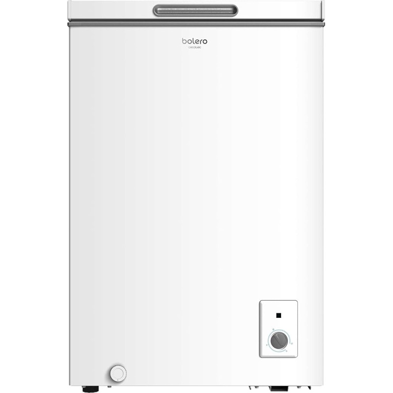 Cecotec CoolMarket Horizontal Freezer Bolero Chest 99 White E, 99 L, Class E, Dual Fuction: Freezer and Refrigerator, Mechanical Control